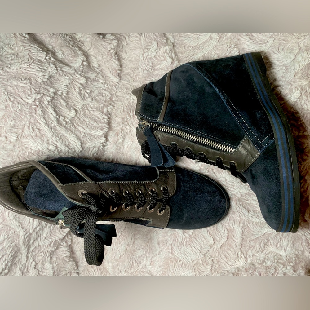 Suede booties